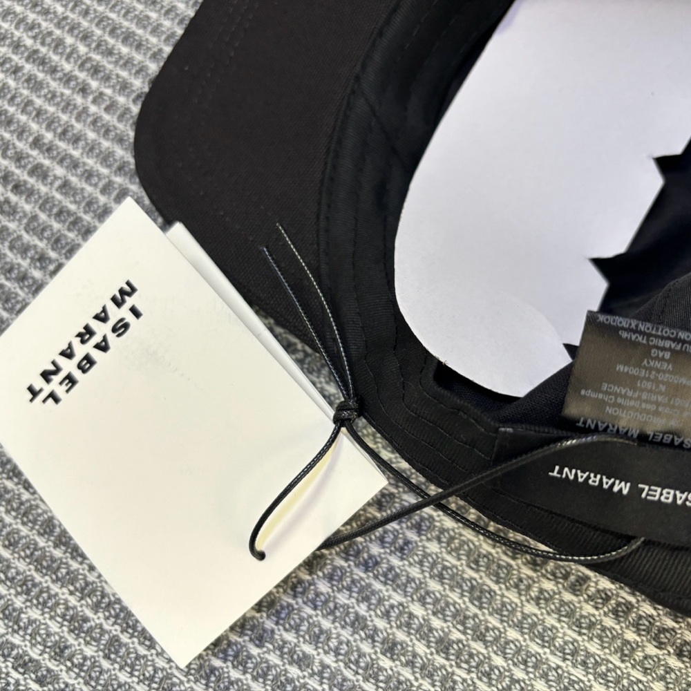 Isabel Marant Logo Black Cap - Picture 2 of 3